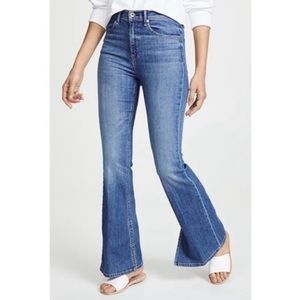 NEW with tags! High rise! Rag and Bone split hem flare jeans!